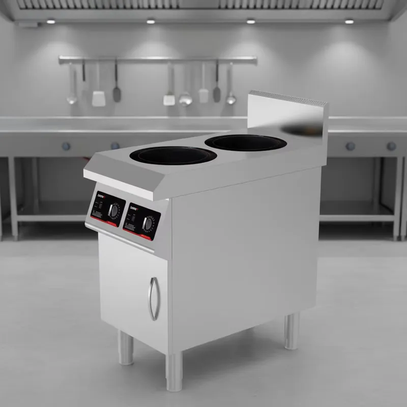 Commercial Kitchen Induction - 5000W Commercial Dual Burner Induction Cooktop