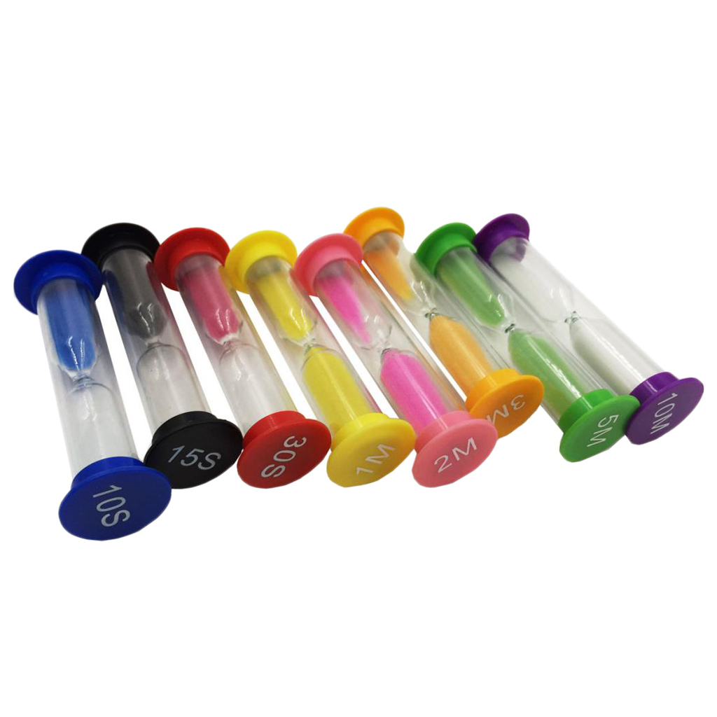 Commercial Kitchen Timer - 8 Set Sand Timer Clock 10/