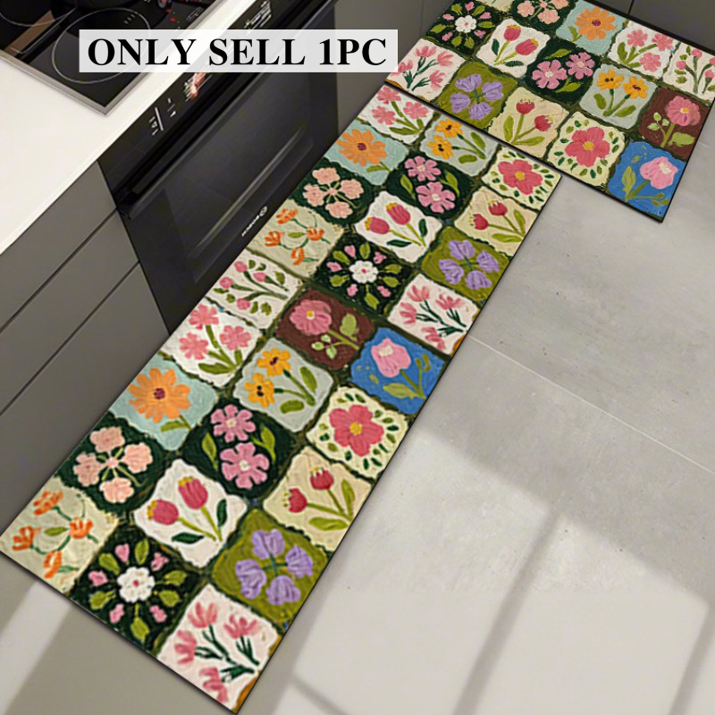 Commercial Kitchen Floor - Kitchen Rug Pvc Waterproof Leather Carpet