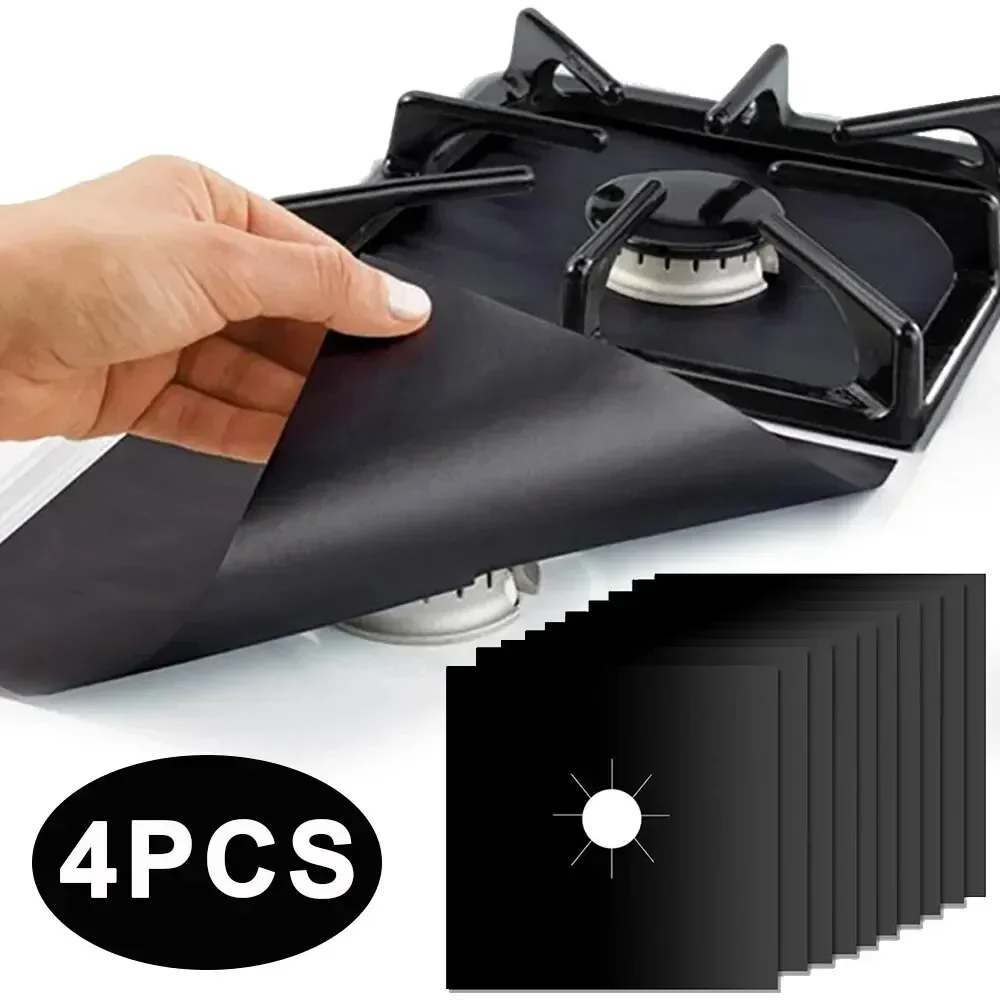 2/4 Pcs Gas Stove Protector Co - огляд і ціна Commercial Kitchen Hood Installation