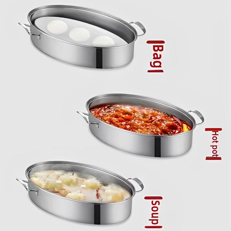 New Oval Shape 410 Stainless S - огляд і ціна Commercial Kitchen Induction