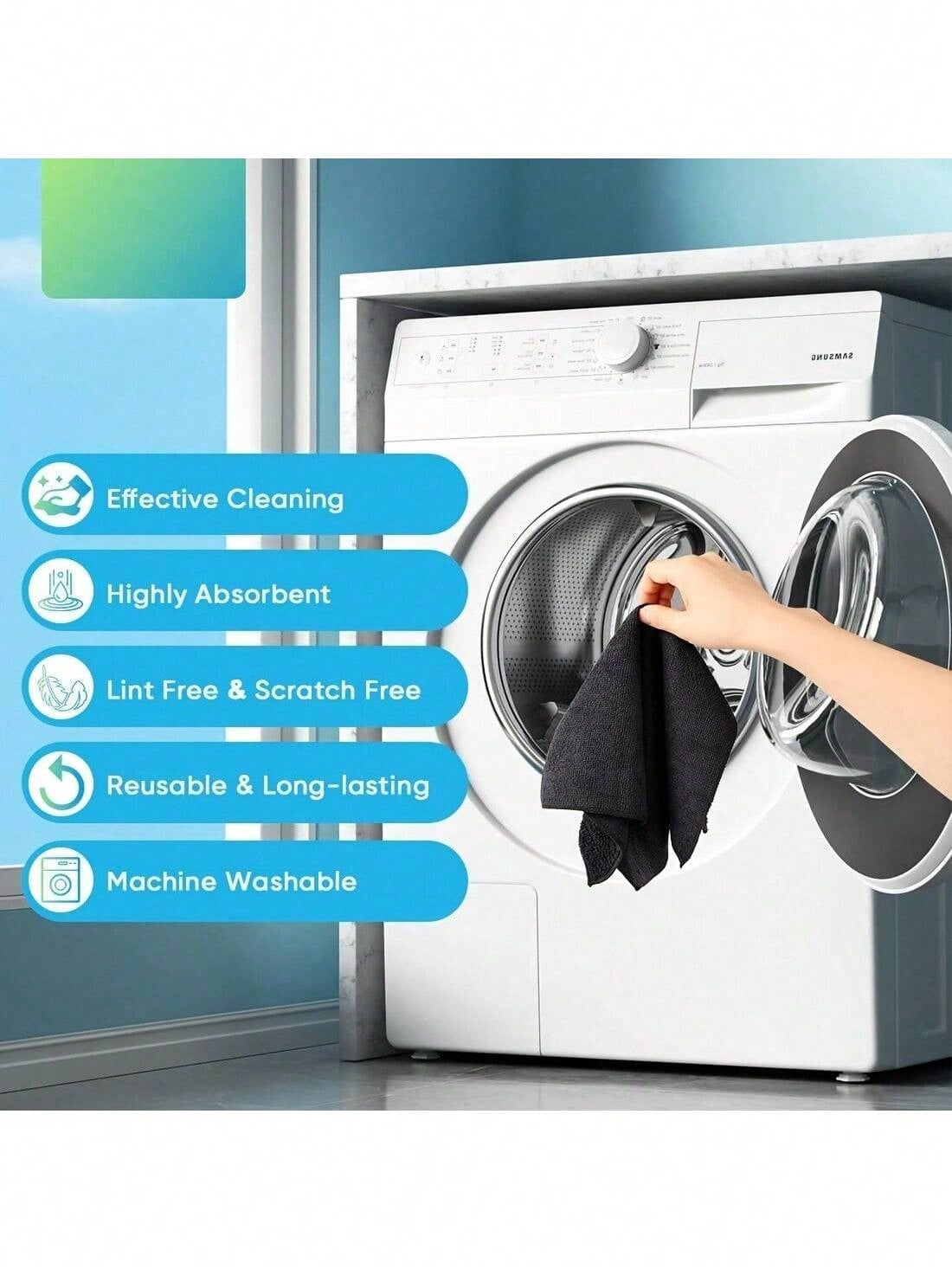 10pcs Kitchen Towel Set, Black - огляд і ціна Commercial Kitchen Hood Installation