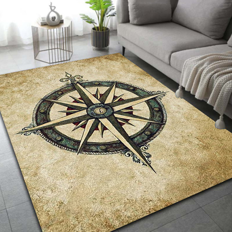 Retro Compass Map World Map Ar - огляд і ціна Commercial Kitchen Floor