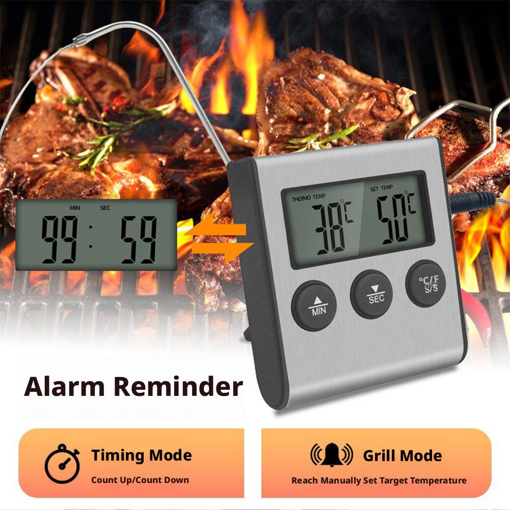 Digital Meat Thermometer Stain - огляд і ціна Commercial Kitchen Timer